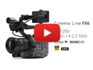 Cine fx6 Sony - Video